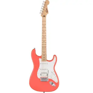Squier Sonic Stratocaster HSS, Tahitian Coral MN - Elektrische gitaar ... pas cher
