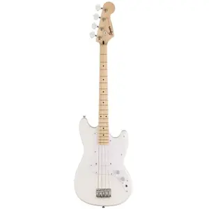 Squier Sonic Bronco Bass MN Arctic White - Basse Électrique 4 Cordes pas cher