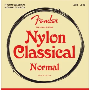 Fender Fender 100 Clear Cordes Nylon Guitare Classique Tension Normale pas cher