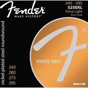 Fender Short Scale Bass 5250XL 40-95 - Nickel Plated Steel Roundwound pas cher