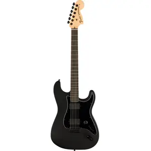 Fender Jim Root Stratocaster - touche ébène - Flat Noire (+ étui) pas cher
