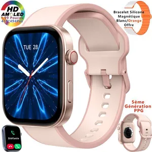 Montre Connectée XtraDiTech Appel AMOLED 1,99 Couronne Numérique 5e Gé... pas cher