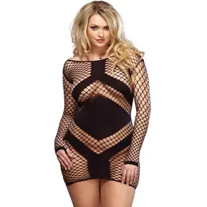 Leg Avenue Long Sleeved Minidress+ pas cher