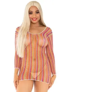 Comparateur de prix : Leg Avenue Zigzag multicolour mini dress