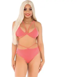 Leg Avenue Cage strap bra top and briefsVendu parbol