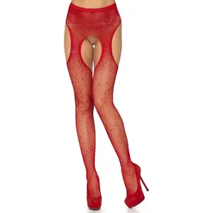 Leg Avenue Crystalized suspender hose pas cher