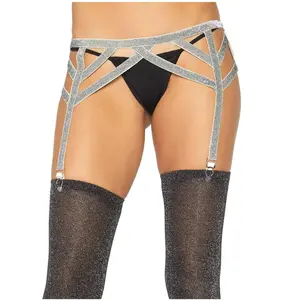 Comparateur de prix : Leg Avenue Lurex elastic garter belt