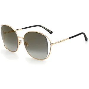 Lunettes de Soleil - JIMMY CHOO - TINKA/G/SK - Métal - Doré - Chic pas cher