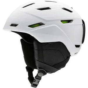 Smith Mission matte white snowboard- en skihelm - Maat: S pas cher