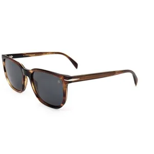 Lunettes de Soleil David Beckham DB 1076/S 54/19/145 STRIPED BROWN/GREY acétate homme DB 1076/S pas cher
