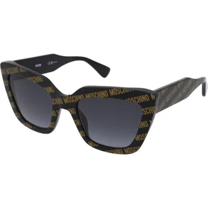 Lunettes de soleil femme MOSCHINO MOS148/S - Carré - Noir/Gris - Chic pas cher