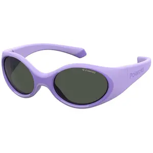 Polaroid Lunette De Soleil Ovale Polaroid Kids Violet - Xxs pas cher