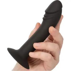 Calexotics - Dildo - Voor Anaal - Met Eikel - Gebogen - Zwart pas cher