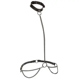 CalExotics - Euphoria Collection - Chain Halter/Collar & Leash