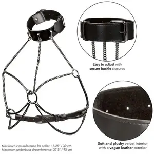 Chain Collar Harness CalExotics pas cher