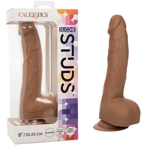 CALIFORNIA EXOTICS SILICONE STUDS 20,32 CM BROWN pas cher