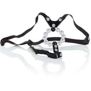 CalExotics California Exotic Novelties Lovers Thong Pleasure Pearls - Slipje - Zwart
