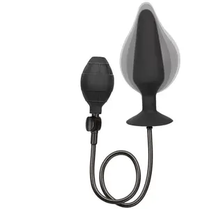 CalExotics - XL Silicone Inflatable Plug - Anal Toys Buttplugs Zwart