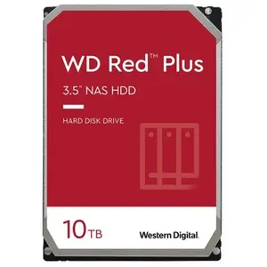 Western Digital WD Red Plus WD100EFAX - Disque dur - 10 To - interne - 3.5" - SATA 6Gb/s - 5400 tours/min - mémoire tampon : 256 Mo pas cher