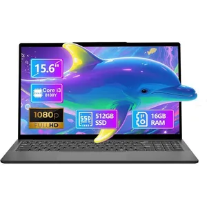 AUKABREX rumlawn 15.6 inch laptop laptop 16GB RAM 512GB SSD Core I3-81...