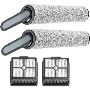 SIKSOG Brosse à rouleau + filtre pour Dreame H12,M12 ,H11 Core aspirateur sec et humide pièces de rechange, ensemble d'accessoires 2