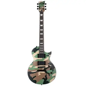 ESP LTD Deluxe EC-1000 Woodland Camo Satin elektrische gitaar pas cher