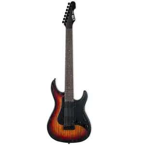 ESP LTD Deluxe SN-1007 HT Baritone Fireblast 7-snarige elektrische gitaar pas cher