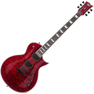 ESP LTD Deluxe EC-1000 QM See Thru Black Cherry Fluence elektrische gi... pas cher