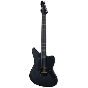ESP LTD AW-XJ7B Evertune Open Grain Black Satin Alex Wade signature 7-snarige elektrische gitaar met case pas cher