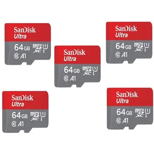 SanDisk Lot de 5 Carte Mémoire Micro SDXC SanDisk Ultra 64Go 64g Vites... pas cher