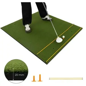 COSTWAY Tapis d Entraînement de Golf 152 x 117 x 2cm avec 2 Positions ...Vendu parcdiscount
