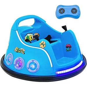 DREAMADE Voiture Electrique Auto-Tamponneuse 12V pour Enfants, avec Té...Vendu parcdiscount
