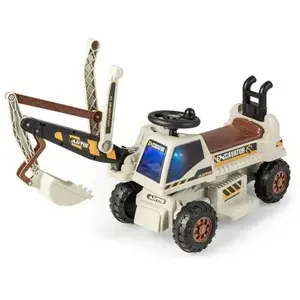 Tracteur Électrique - GOPLUS - Voiture Pelleteuse Enfants 3 Ans+ - Pel...