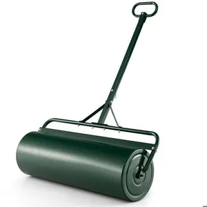 Rouleau à Gazon Jardin - GOPLUS - 63L Remplissable d'Eau & de Sable -P... pas cher