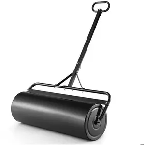 Rouleau à Gazon Jardin - GOPLUS - 63L Remplissable d'Eau & de Sable -P... pas cher