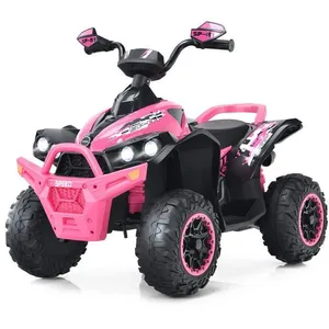 COSTWAY Quad Electrique pour Enfants 12V7Ah, LED, Musique, Pédale, Kla...Vendu parcdiscount