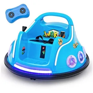 COSTWAY 12V Auto Tamponneuse Electrique 360° pour Enfants, Télécommand...Vendu parcdiscount