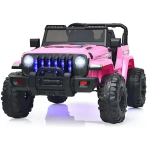 COSTWAY Voiture Electrique 12V/7Ah pour Enfants, Télécommande 2,4G, 2 ...Vendu parcdiscount