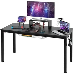 COSTWAY Bureau Gaming / Table pour Gamer 140 x 60 x 74 cm (L x l x H) ... pas cher