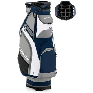 Costway Costway Sac De Golf Portable Debout Au Sol Avec 14 Compartimen...Vendu parcdiscount
