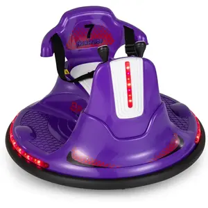 Auto tamponneuse électrique pour enfants - COSTWAY - 360° - Télécomman... pas cher