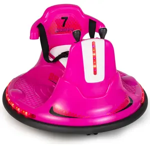 Auto tamponneuse électrique pour enfants - COSTWAY - 360° - Télécomman... pas cher
