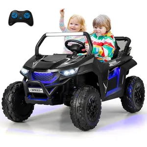 GOPLUS Voiture Électrique Enfants 3-8 Ans 2 Portes avec Télécommande 2... pas cher