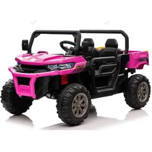 Voiture Électrique 2 Places COSTWAY - Rose - 12V - Télécommande 2,4G -...Vendu parcdiscount