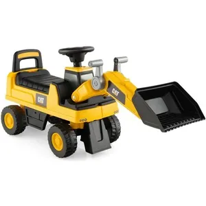 COSTWAY Jouet Bulldozer Porteur Enfants - Costway - Godet Réglable - Klaxon - 25kg - 1-3 Ans pas cher