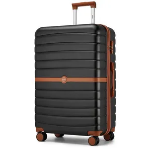KONO Valise Grande Taille 76.5x50.5x29cm Rigide Légère ABS+PC Valise de Voy... pas cher