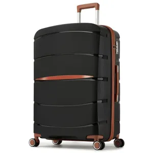 KONO Valise Grande Taille Valises de Voyage 75.5x50.5x29cm Rigide Lége... pas cher
