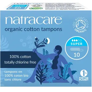 Natracare, Tampon, Super (10 x, Large)