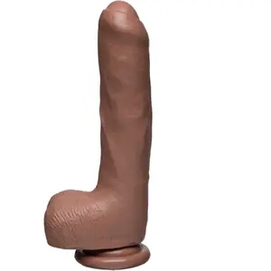 The D The Uncut D Realistische Dildo Met Balzak - 22 cm