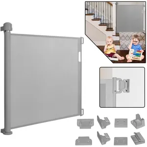 UISEBRT Barrière de Sécurité Porte Rétractable 0 à 180cm pour Enfants ...Vendu parcdiscount